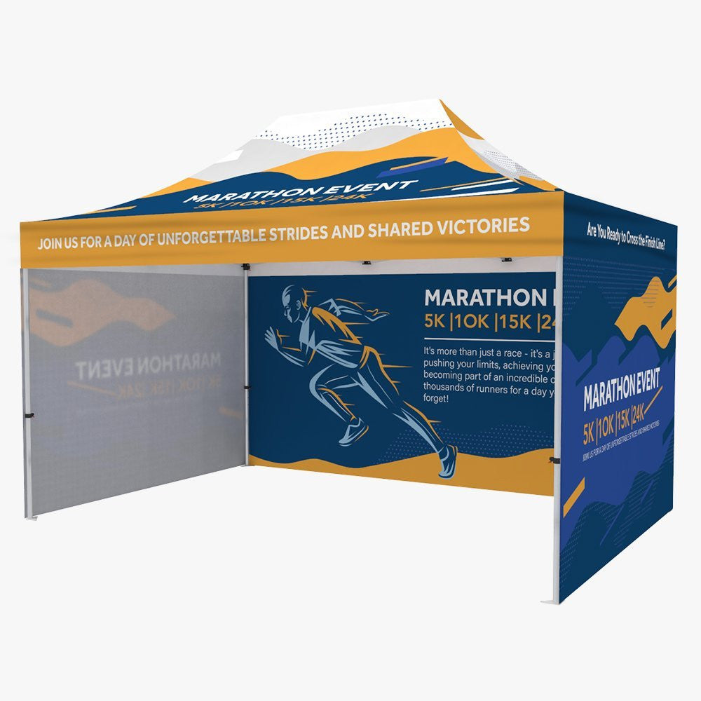 10' x 15' custom event tent frame and canopy structure