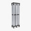 Collapsed aluminum frame for 10' x 20' custom event tent