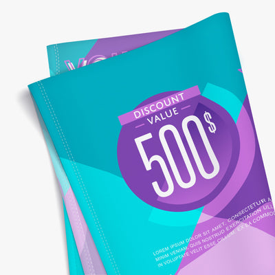 Custom 9.5 oz blockout fabric banner with full-color printing