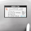 Custom dry erase magnet with full-color printing and writable dry erase coating